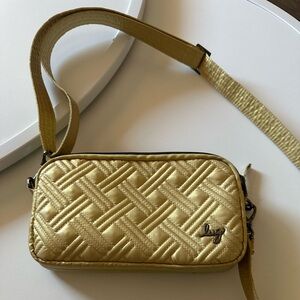 Lug gold Quilted Crossbody Bag Coupe XL